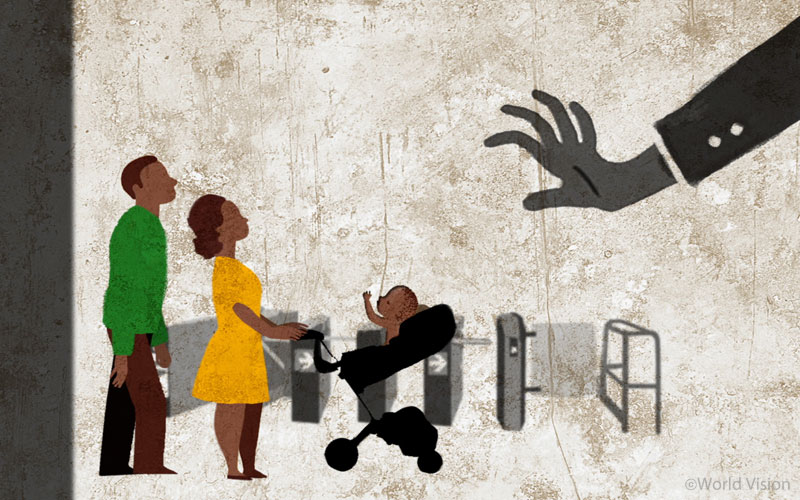 한 달동안 외국인 보호소에 구금되었을 당시를 회상한 것입니다