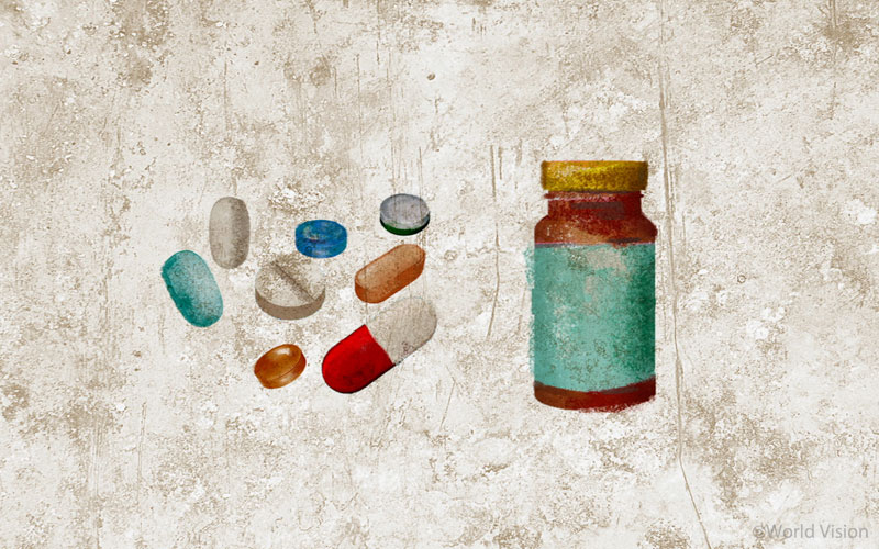 보호소 밖에 있는 남편이나 지인에게 약을 사오라고 하세요. 이 말이 전부였어요