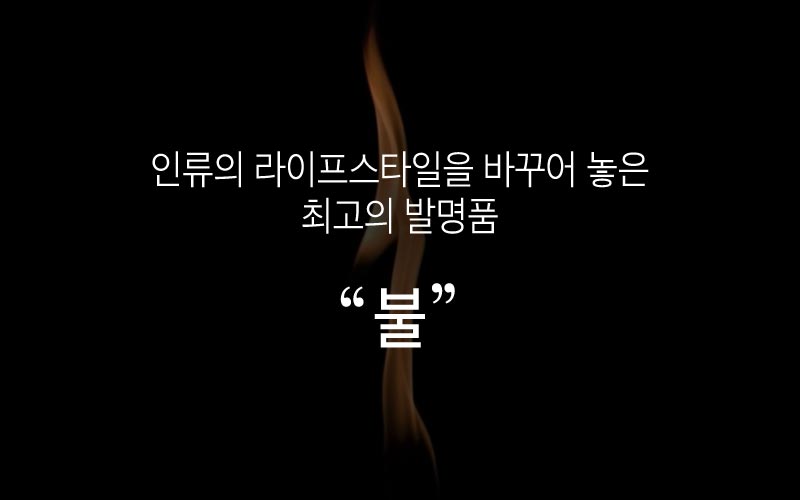 불은 '빛'이기도 하고, '열'이기도 합니다