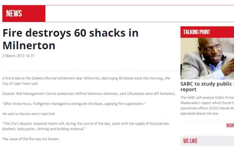 몇 분 안에 수십 개의 주거 시설을 덮치는 화재