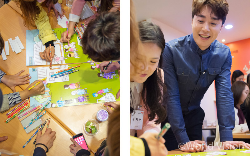 조성모와 후원자들은 아쉬운 만남을 끝내며 특별한 시간을 가졌다