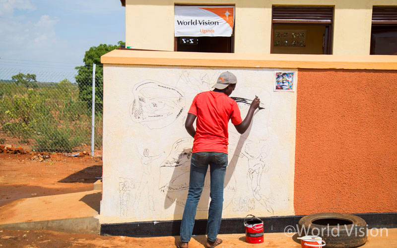 작업을 하는 내내 행복했고, 과거가 생각나지 않았어요