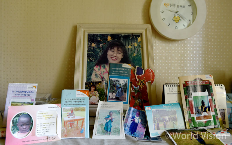 딸, 그리고 딸이 남긴 손녀딸, 수잔의 흔적이 쌓이는 곳. 2017년 고봉서 후원자님의 딸, 화숙 씨의 방