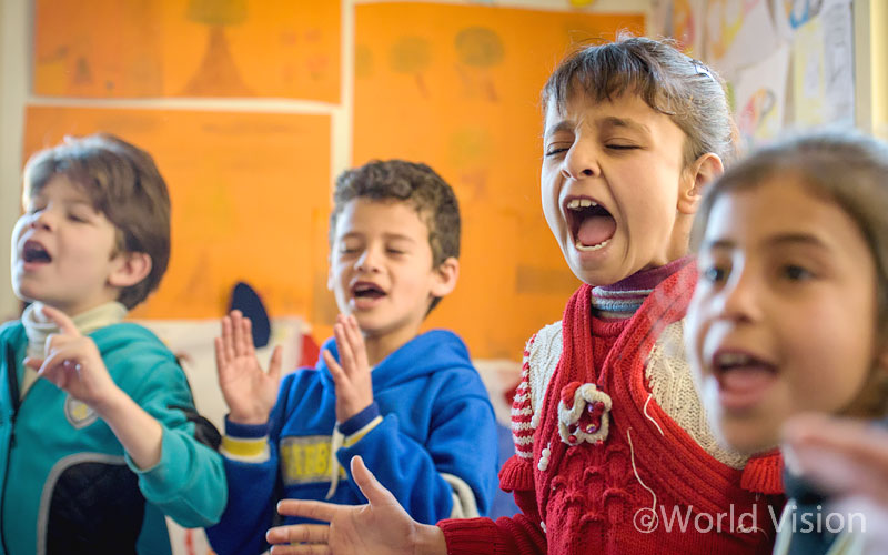 CFS에서 만큼은 시리아 아이들도 난민이나 분쟁피해자가 아닌 평범한 아이들입니다