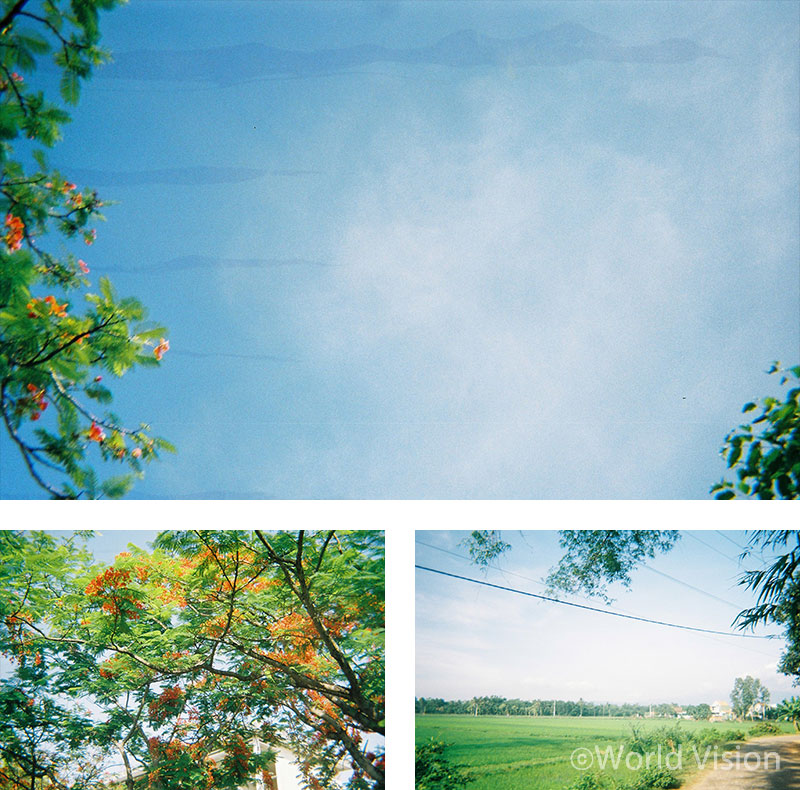 호아방 마을 곳곳의 아름다운 풍경도 가득-