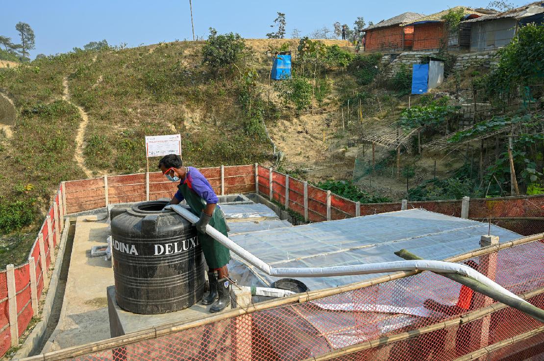 방글라데시 로힝야 캠프 태양광펌프